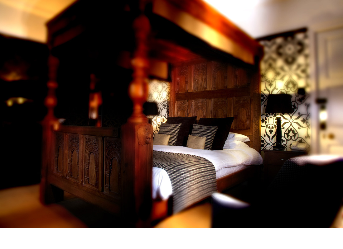 Interior photography of newly refurbished bedrooms for Duisdale House Hotel - Skye.
