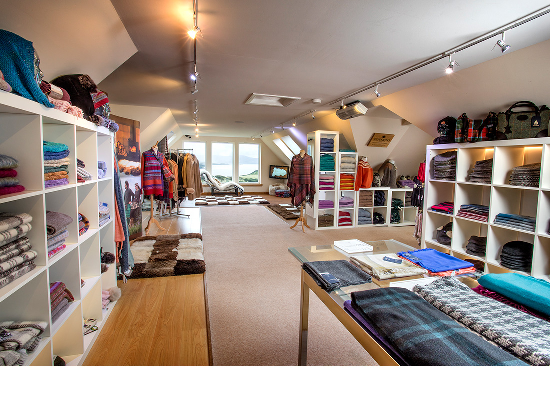 Photography of Skyeskyns showroom and visitor centre - Skye.