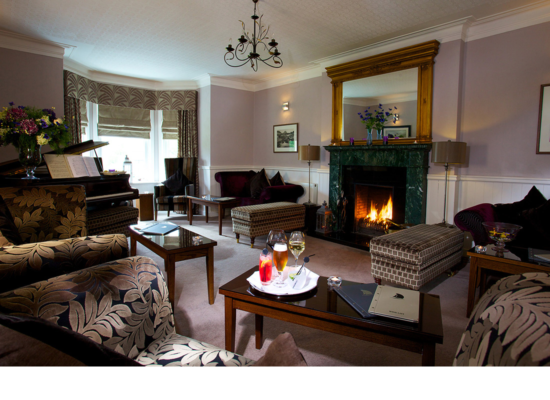Interior photography of public areas and bedrooms for Toravaig House Hotel - Skye.