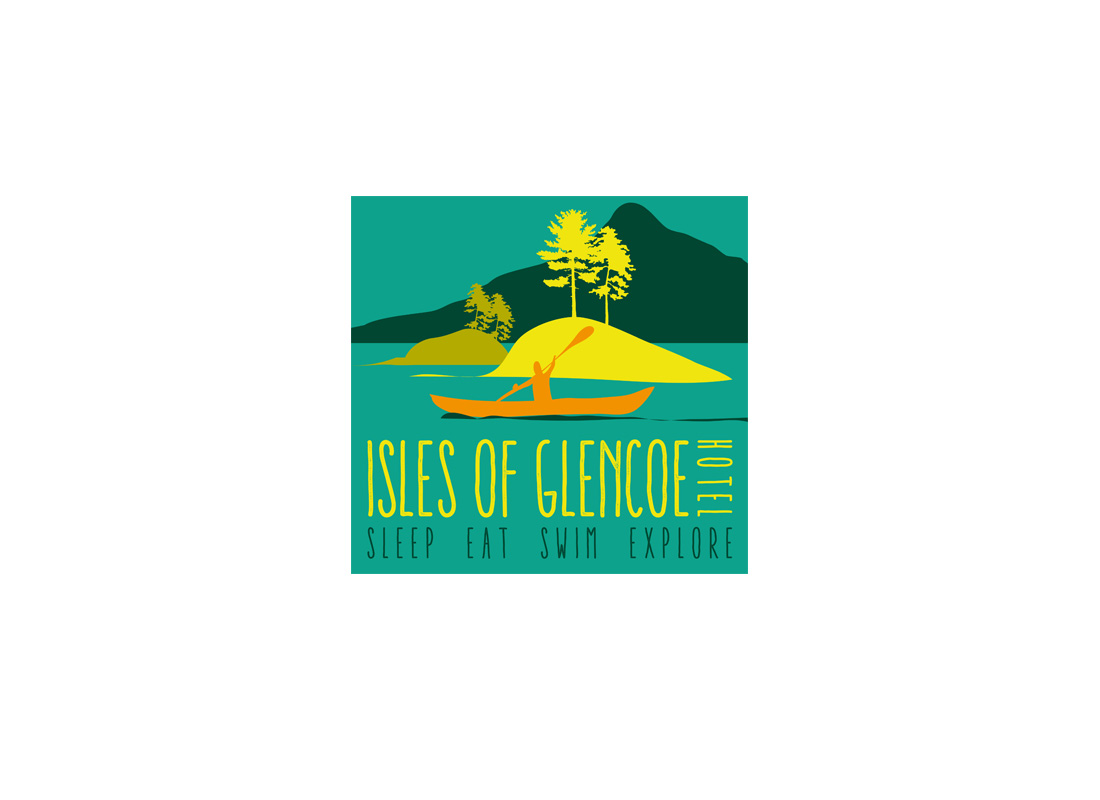 The Isles of Glencoe hotel required a new brand to convey its relaxed, family friendly, activity based ethos.